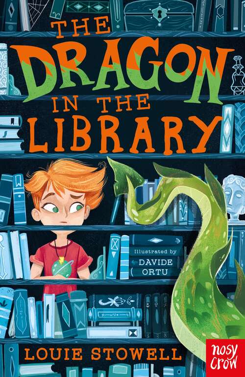 Book cover of The Dragon in the Library