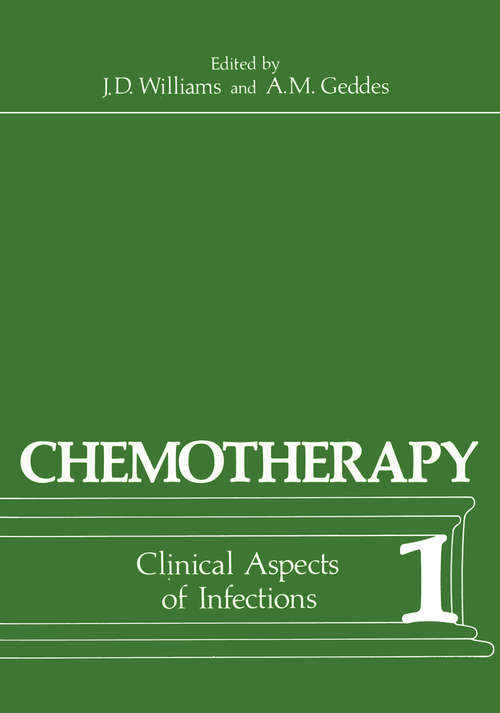 Book cover of Chemotherapy: Volume 1 Clinical Aspects of Infections (1976) (Chemotherapy #1)