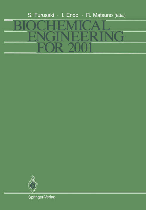 Book cover of Biochemical Engineering for 2001: Proceedings of Asia-Pacific Biochemical Engineering Conference 1992 (1992)