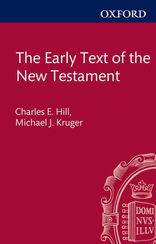 Book cover of The Early Text of the New Testament (1)