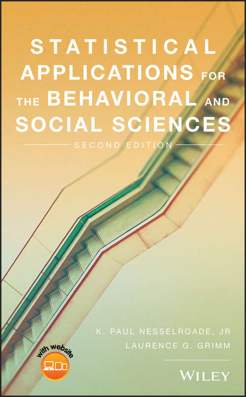 Book cover of Statistical Applications for the Behavioral and Social Sciences (2)