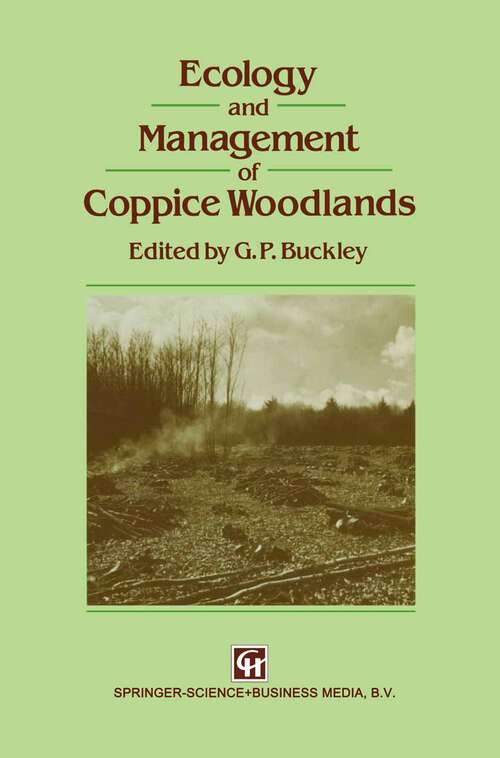 Book cover of Ecology and Management of Coppice Woodlands (1992)