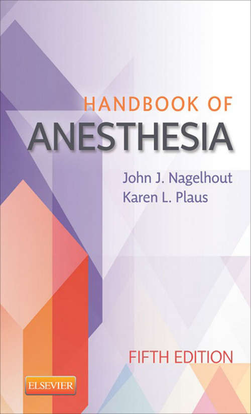 Book cover of Handbook of Anesthesia - E-Book (5)