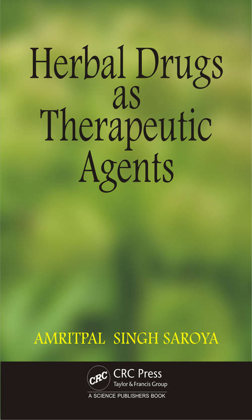 Book cover of Herbal Drugs as Therapeutic Agents