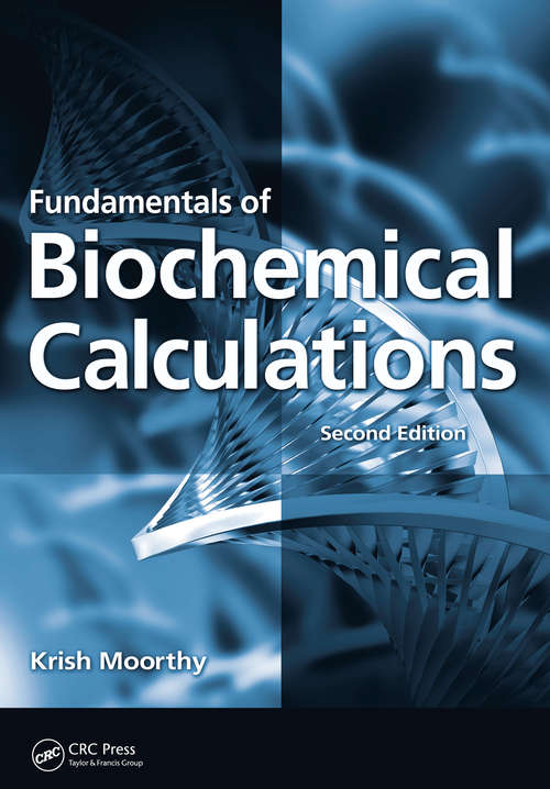 Book cover of Fundamentals of Biochemical Calculations