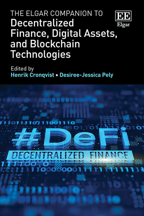 Book cover of The Elgar Companion to Decentralized Finance, Digital Assets, and Blockchain Technologies