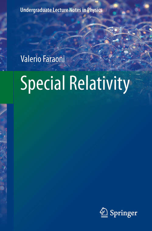 Book cover of Special Relativity (2014) (Undergraduate Lecture Notes in Physics)