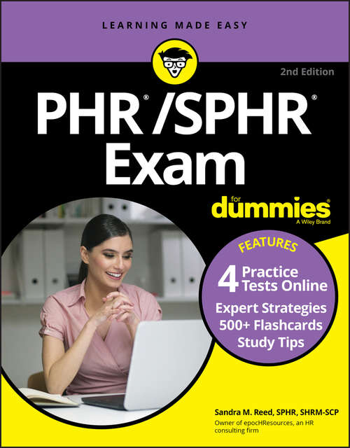 Book cover of PHR/SPHR Exam For Dummies with Online Practice (2)