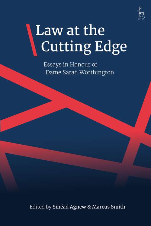 Book cover of Law at the Cutting Edge: Essays in Honour of Sarah Worthington