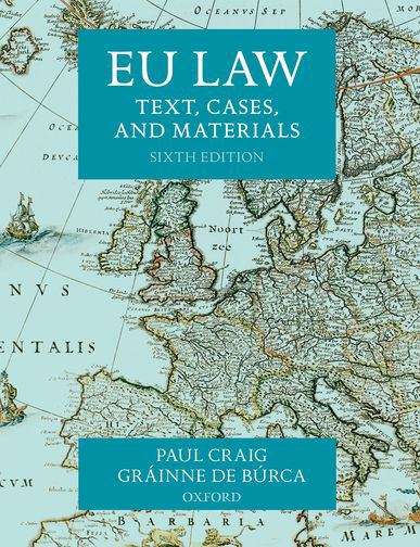 Book cover of EU Law: Text, Cases, And Materials (PDF)