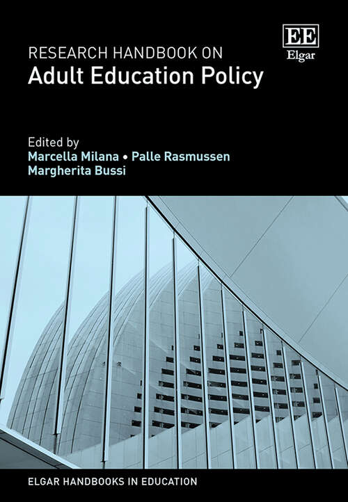 Book cover of Research Handbook on Adult Education Policy (Elgar Handbooks in Education)