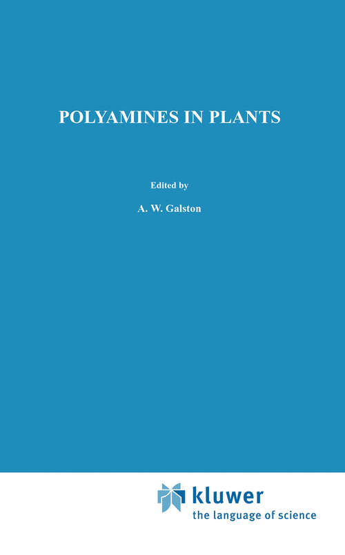 Book cover of Polyamines in Plants (1985) (Advances in Agricultural Biotechnology #18)