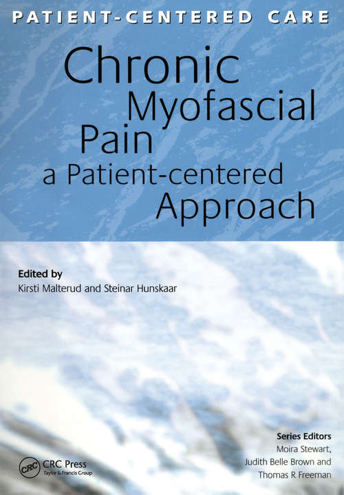 Book cover of Chronic Myofascial Pain: A Patient-Centered Approach