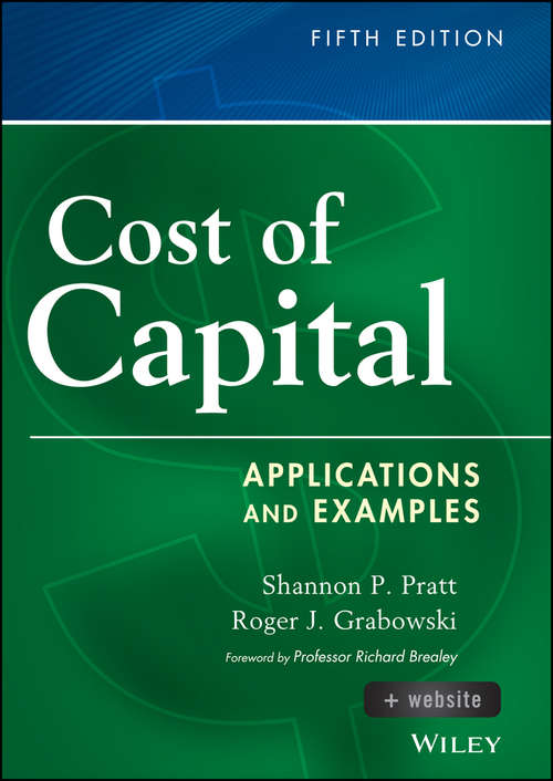 Book cover of Cost of Capital: Applications and Examples (5) (Wiley Finance)