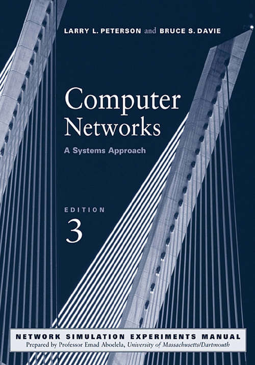 Book cover of Computer Networks: A Systems Approach (3) (ISSN)
