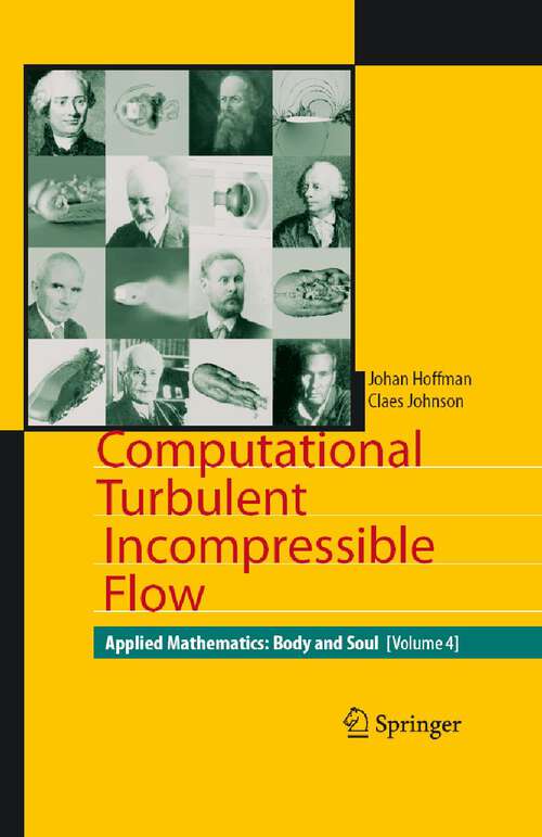 Book cover of Computational Turbulent Incompressible Flow: Applied Mathematics: Body and Soul 4 (2007)