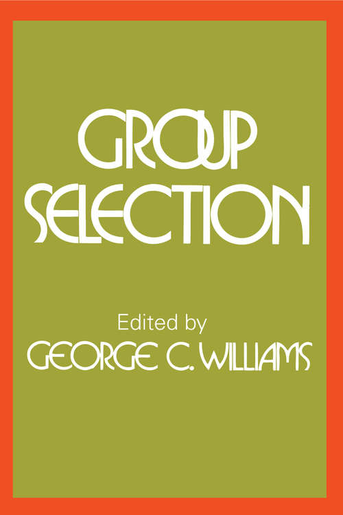 Book cover of Group Selection