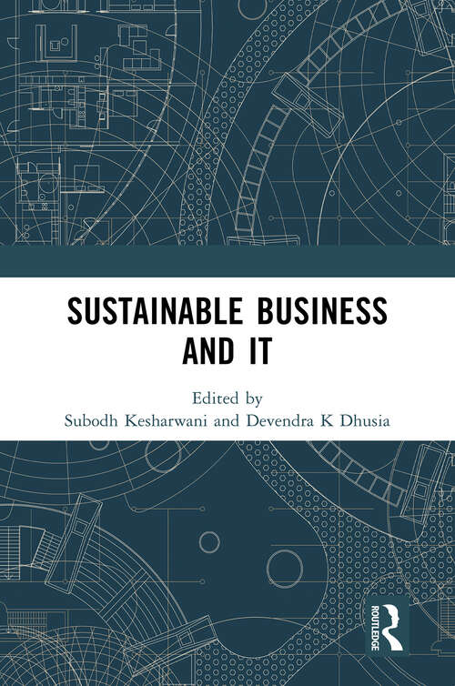 Book cover of Sustainable Business and IT