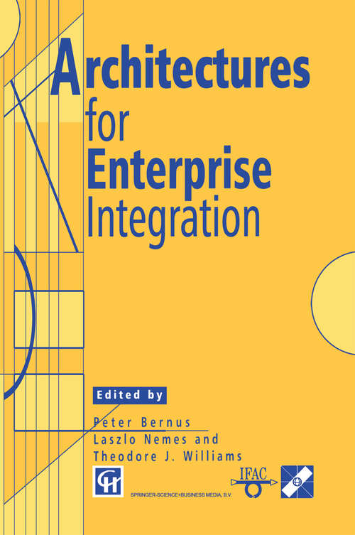 Book cover of Architectures for Enterprise Integration (1996) (IFIP Advances in Information and Communication Technology)