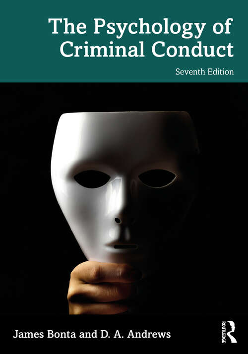 Book cover of The Psychology of Criminal Conduct