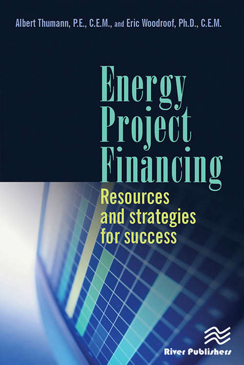 Book cover of Energy Project Financing: Resources and Strategies for Success