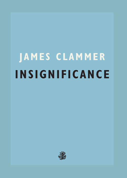 Book cover of Insignificance