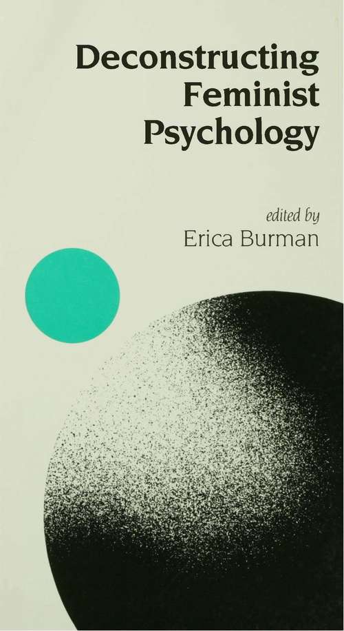 Book cover of Deconstructing Feminist Psychology (PDF)