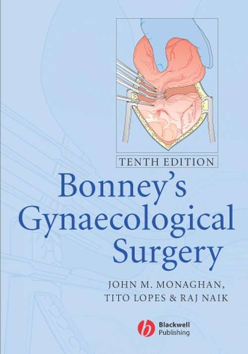 Book cover of Bonney's Gynaecological Surgery (10)