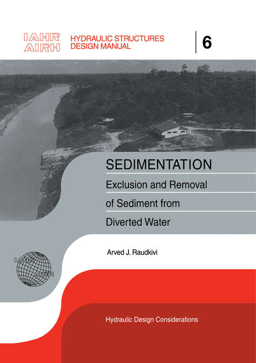 Book cover of Sedimentation: Exclusion and Removal of Sediment from Diverted Water