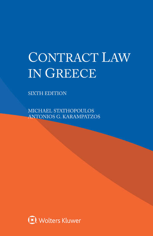 Book cover of Contract Law in Greece (6)