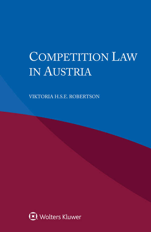 Book cover of Competition Law in Austria