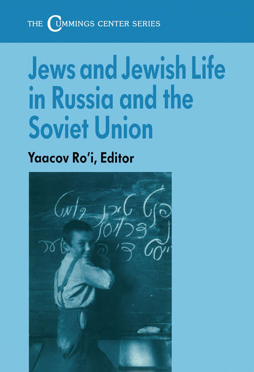 Book cover of Jews and Jewish Life in Russia and the Soviet Union