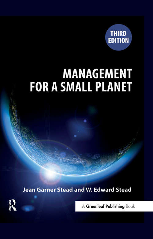 Book cover of Management for a Small Planet: Third Edition (3)