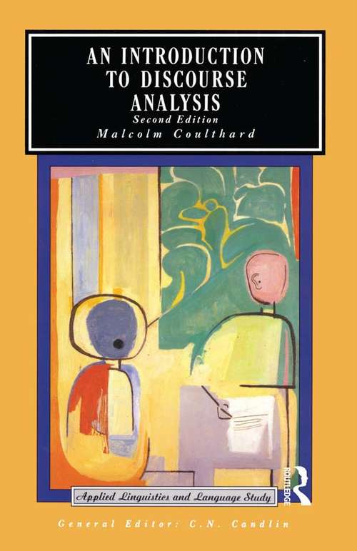 Book cover of An Introduction to Discourse Analysis