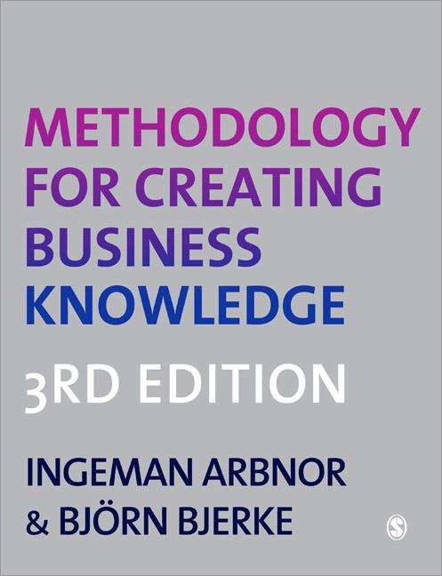 Book cover of Methodology For Creating Business Knowledge (PDF)