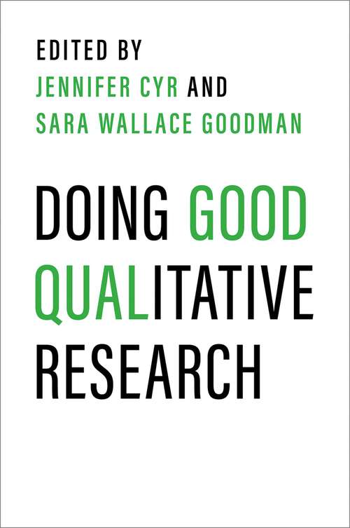 Book cover of Doing Good Qualitative Research