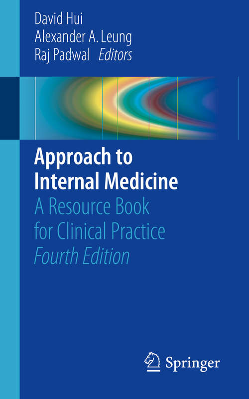 Book cover of Approach to Internal Medicine: A Resource Book for Clinical Practice (4th ed. 2016)