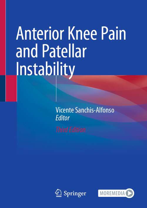 Book cover of Anterior Knee Pain and Patellar Instability (3rd ed. 2023)
