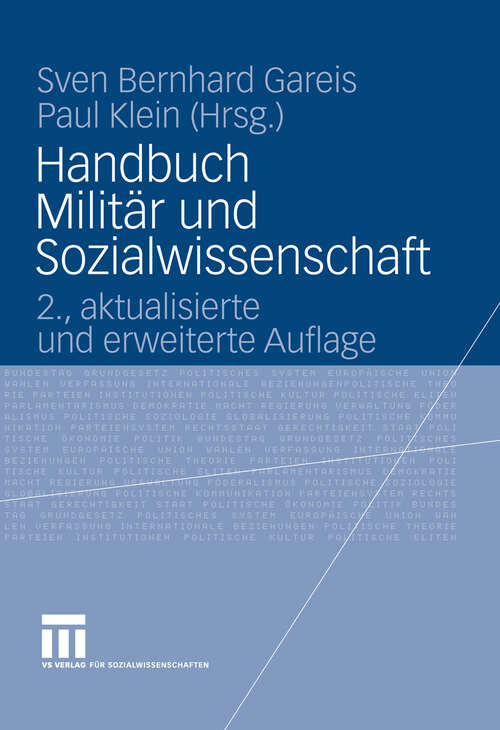 Book cover of Handbuch Militär und Sozialwissenschaft (2. Aufl. 2006)