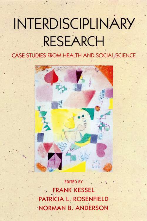 Book cover of Expanding the Boundaries of Health and Social Science: Case Studies in Interdisciplinary Innovation