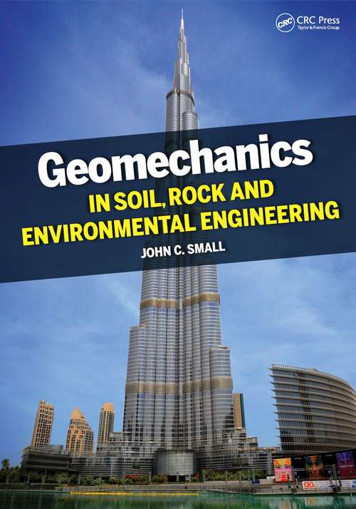 Book cover of Geomechanics in Soil, Rock, and Environmental Engineering