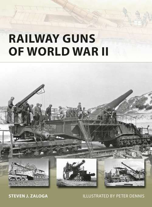 Book cover of Railway Guns of World War II (New Vanguard)