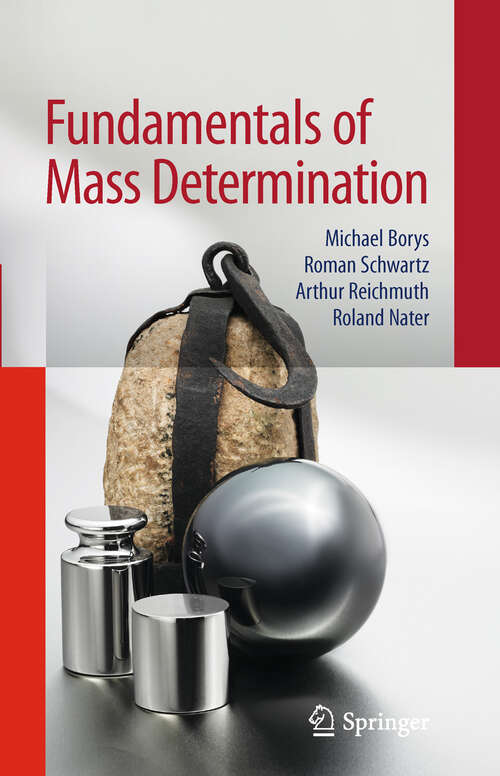 Book cover of Fundamentals of Mass Determination (2012)