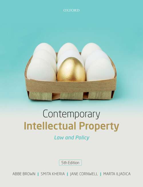 Book cover of Contemporary Intellectual Property: Law and Policy