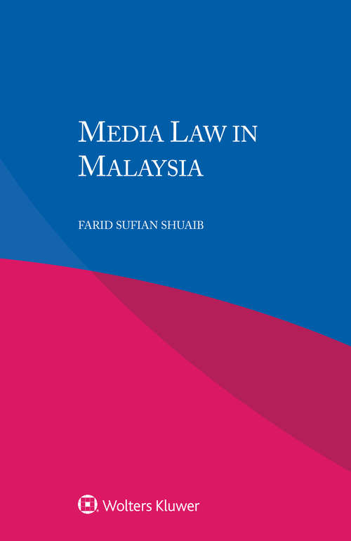 Book cover of Media Law in Malaysia