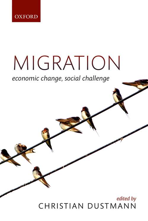 Book cover of Migration: Economic Change, Social Challenge