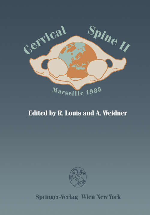 Book cover of Cervical Spine II: Marseille 1988 (1990)