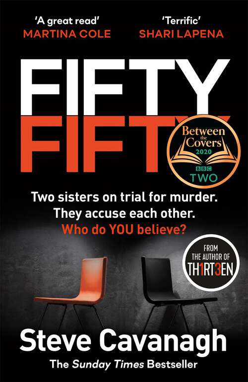 Book cover of Fifty Fifty: The explosive follow up to THIRTEEN (Eddie Flynn Series)