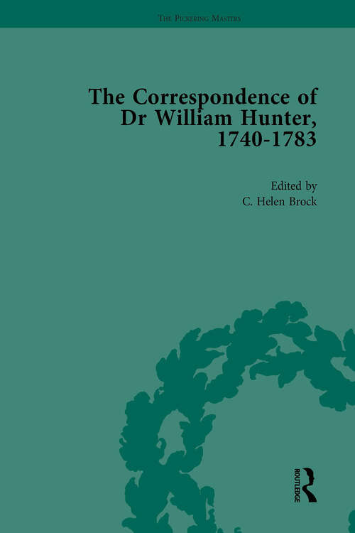 Book cover of The Correspondence of Dr William Hunter Vol 2