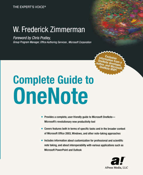 Book cover of Complete Guide to OneNote (1st ed.)